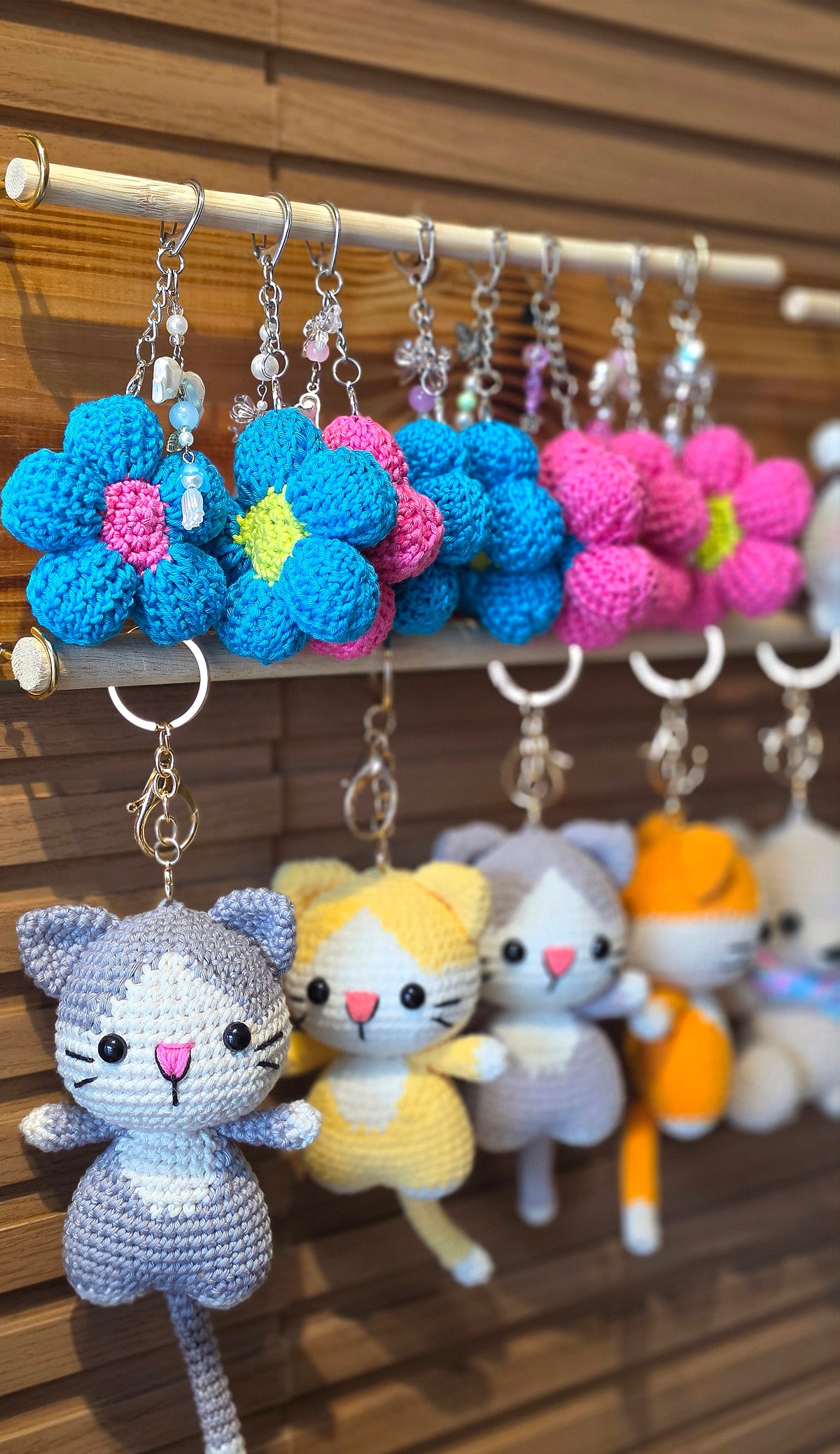Handmade Crochet Flower Charm