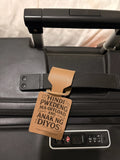 Hindi Pwedeng Ma-offload Leather Luggage Tag