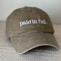 Paid In Full Acid-washed Cap