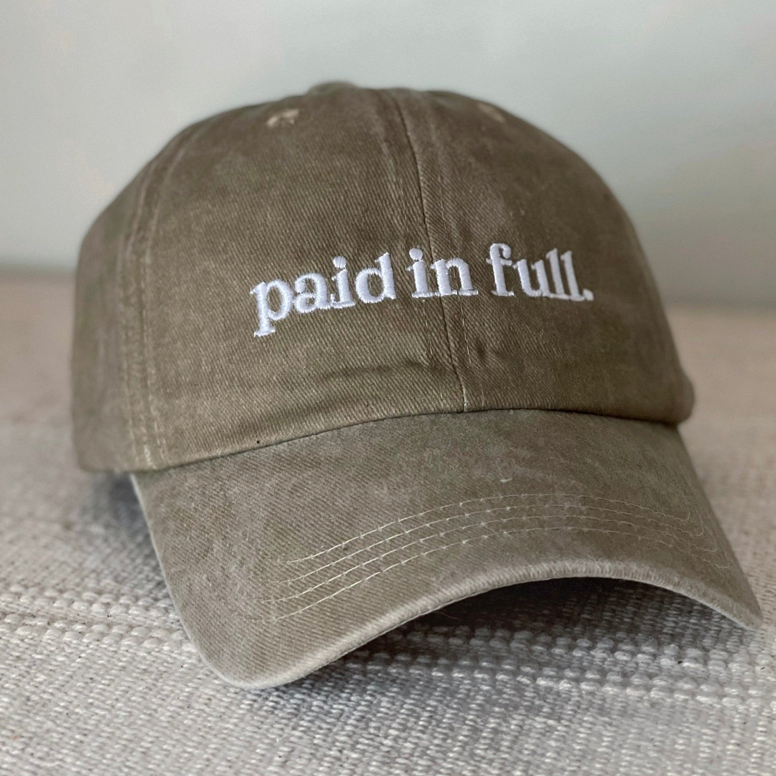 Paid In Full Acid-washed Cap
