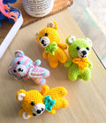 Handmade Crochet Bear Charm