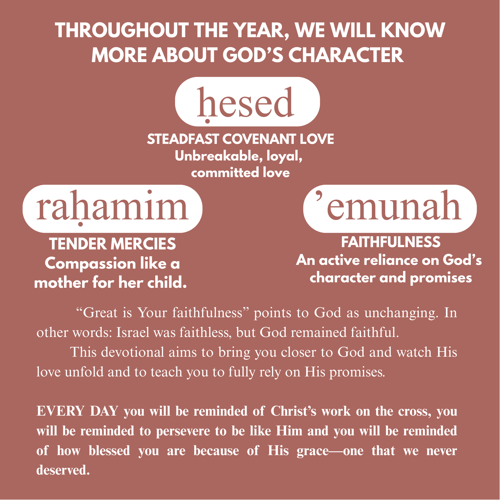 New Every Morning Devotional Mug (QR Enabled) Pink