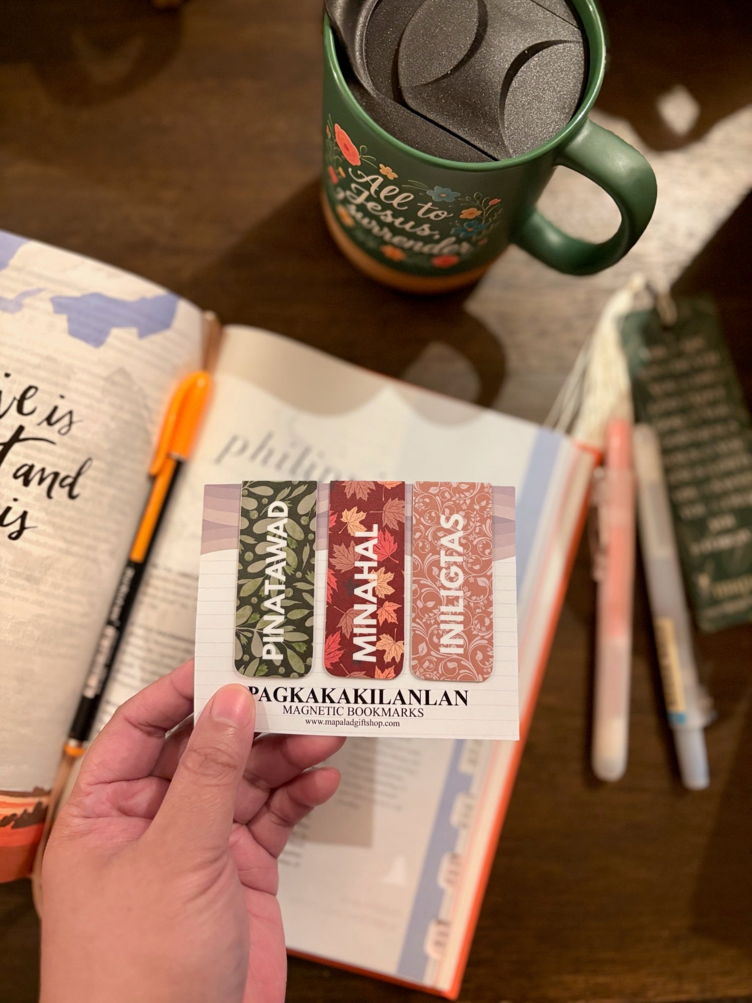 Pagkakakilanlan Magnetic Bookmark Set