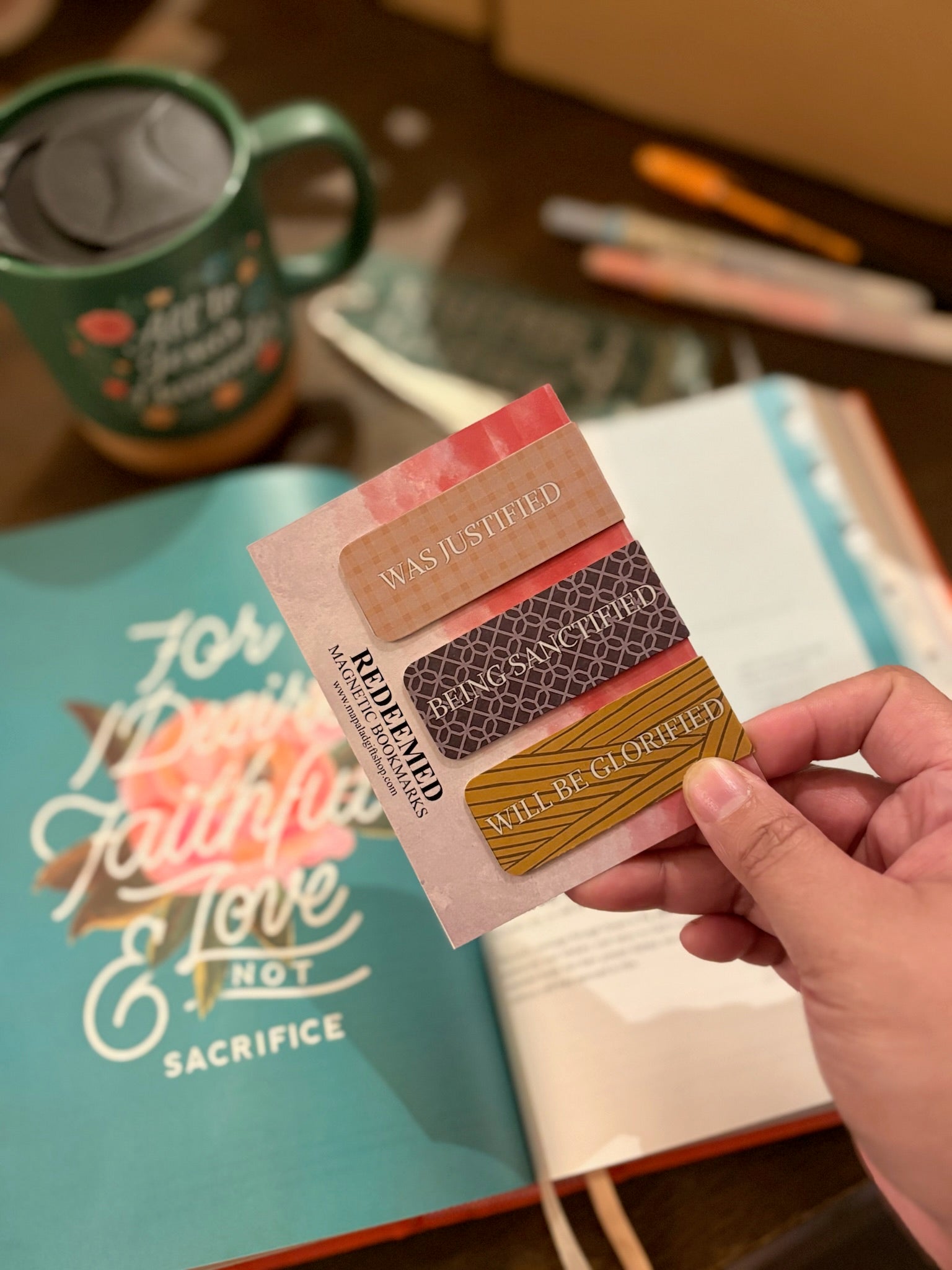 Redeemed Magnetic Bookmark Set