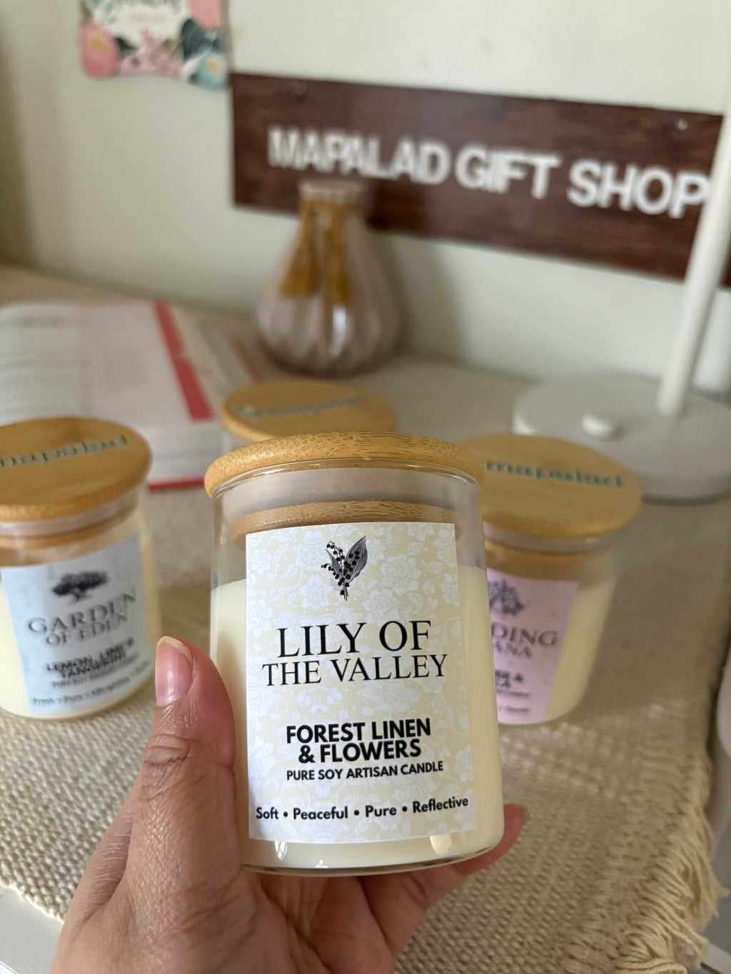 Lily Of The Valley Scented Candle W/ Devotion Guide