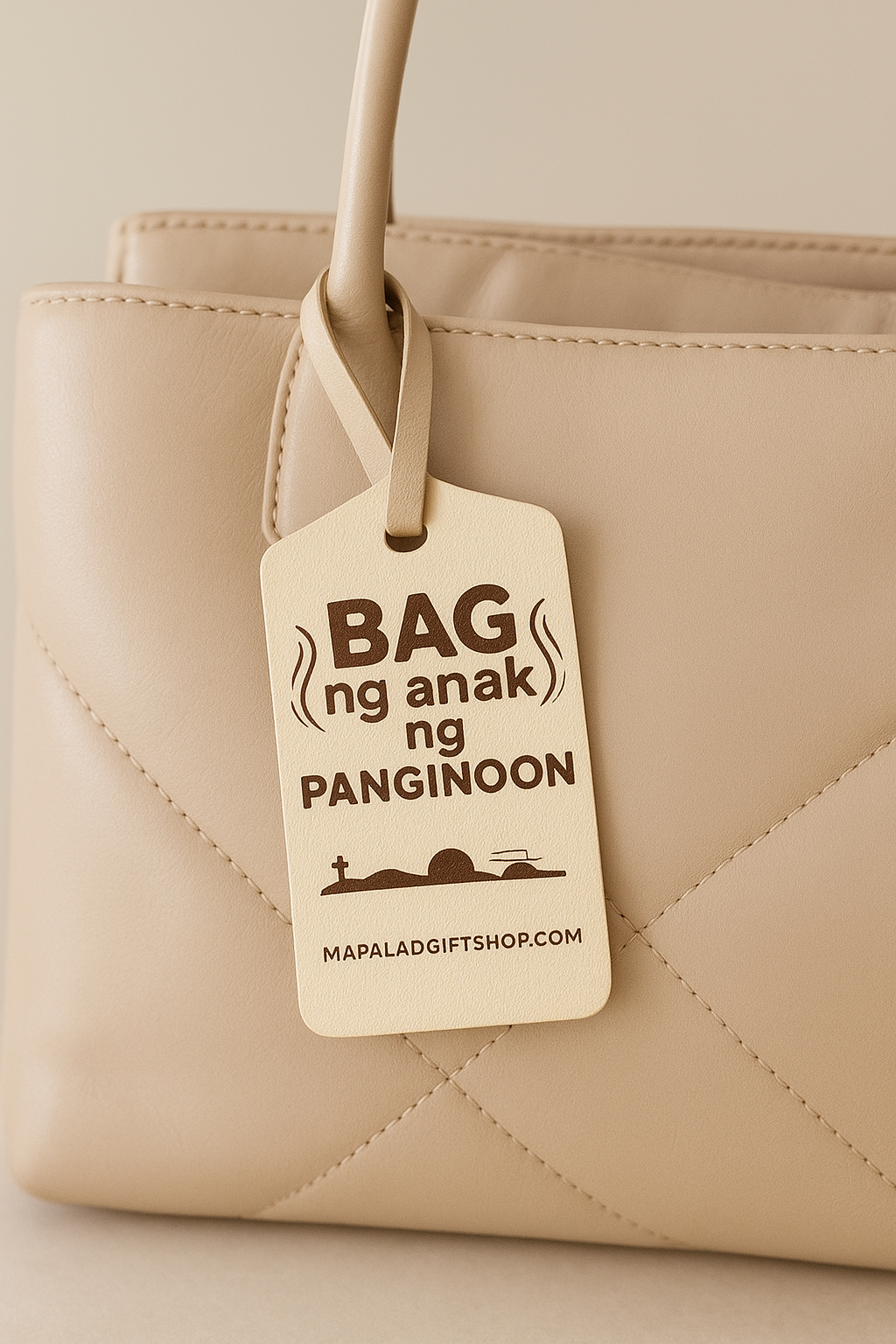 Anak ng Panginoon Leather Bag Tag