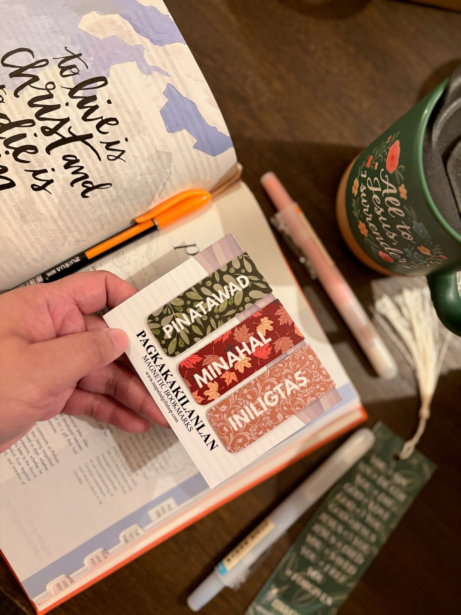 Pagkakakilanlan Magnetic Bookmark Set