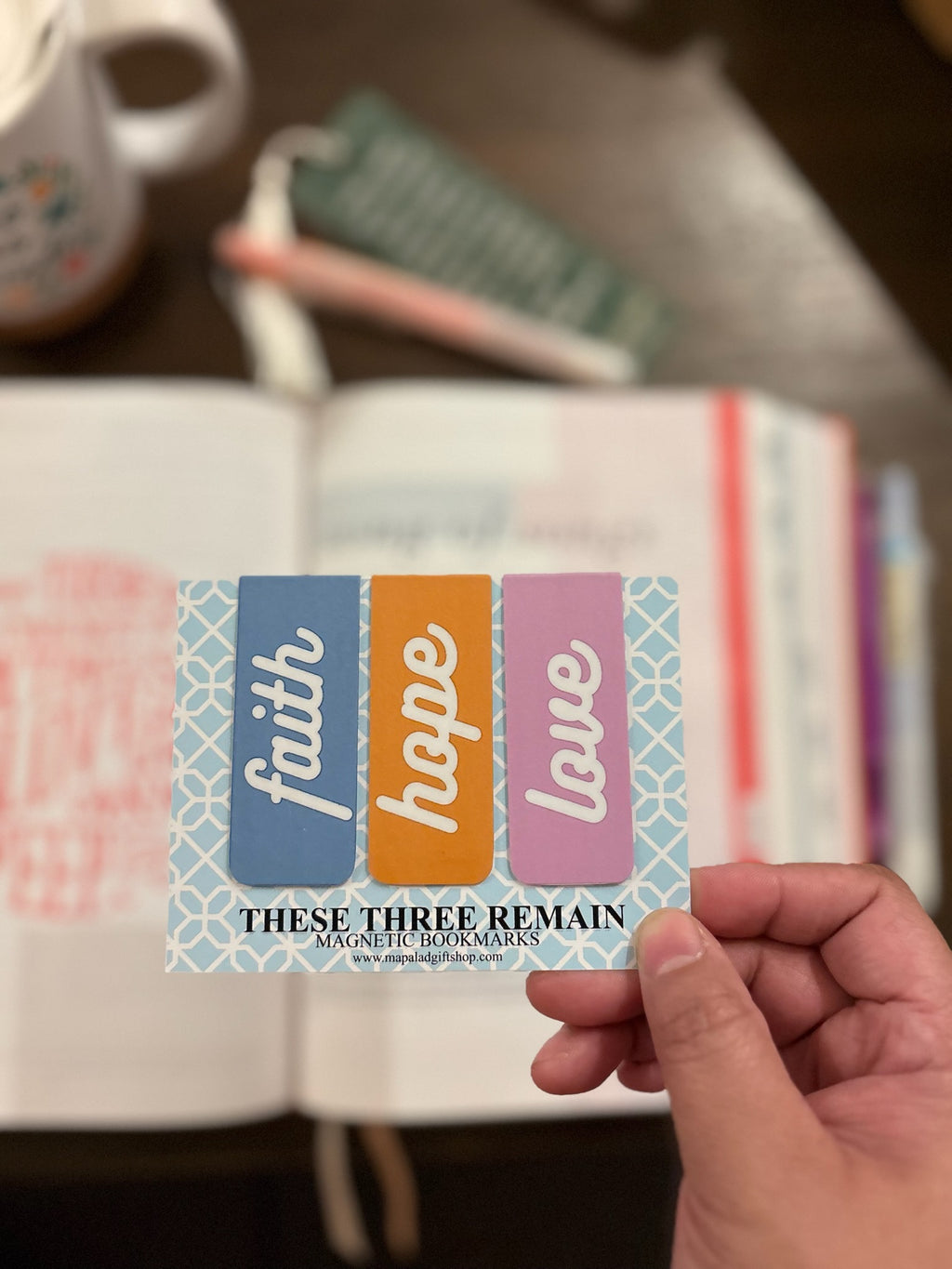 These Three Remain Magnetic Bookmark Set
