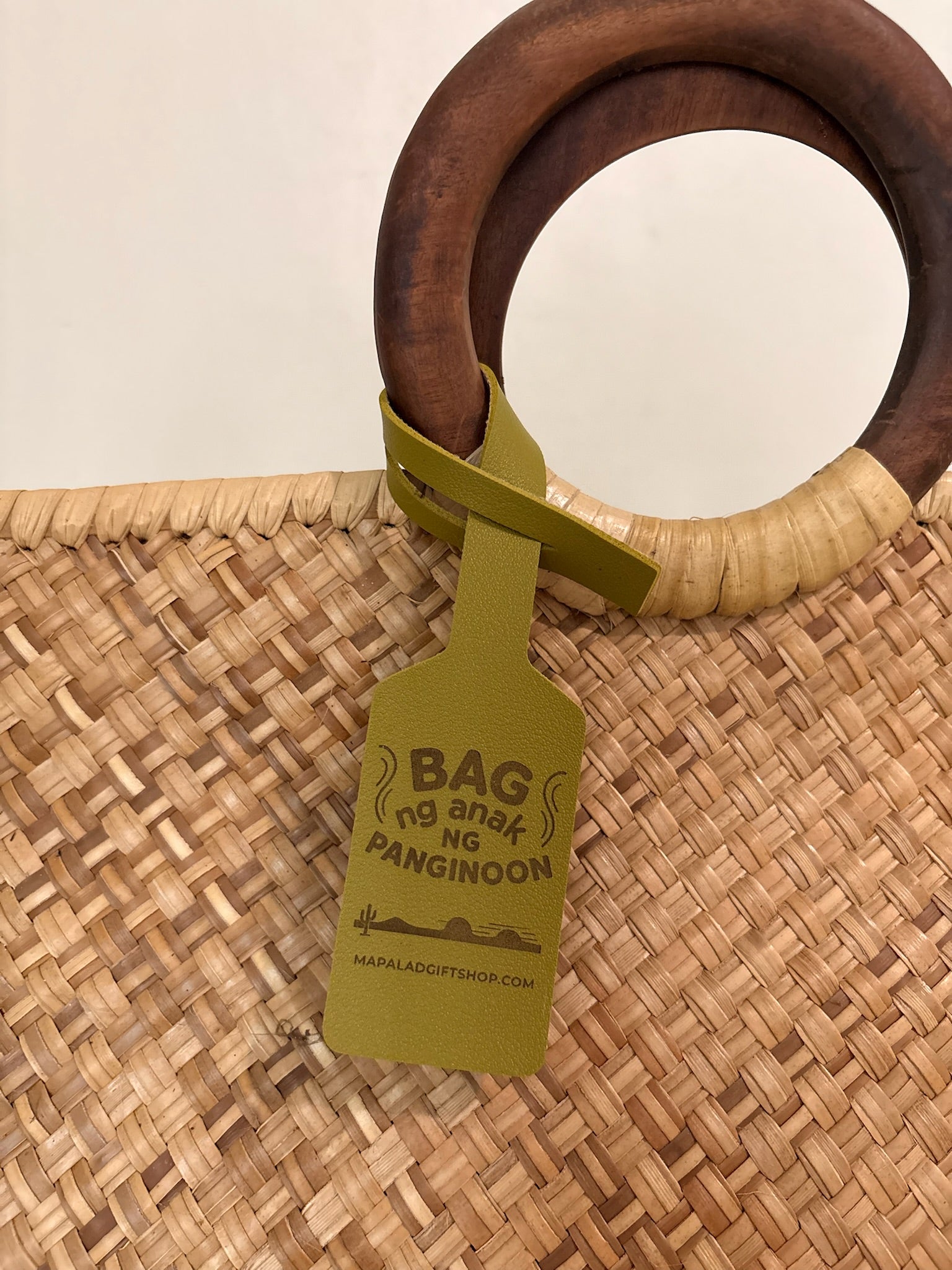 Anak ng Panginoon Leather Bag Tag