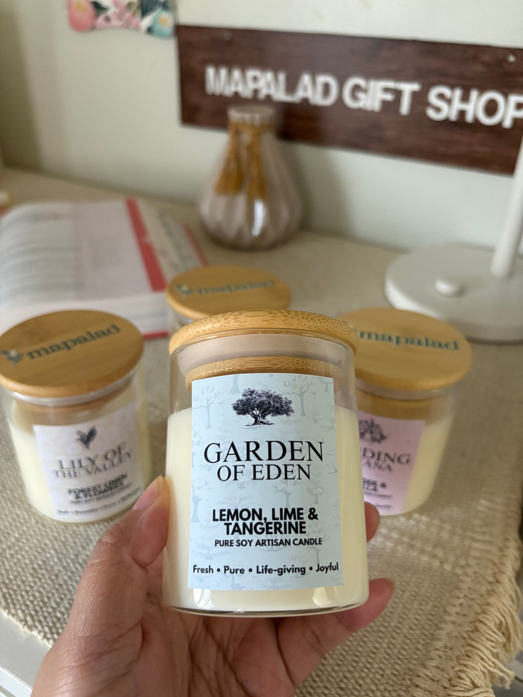 Garden of Eden Scented Candle W/ Devotion Guide
