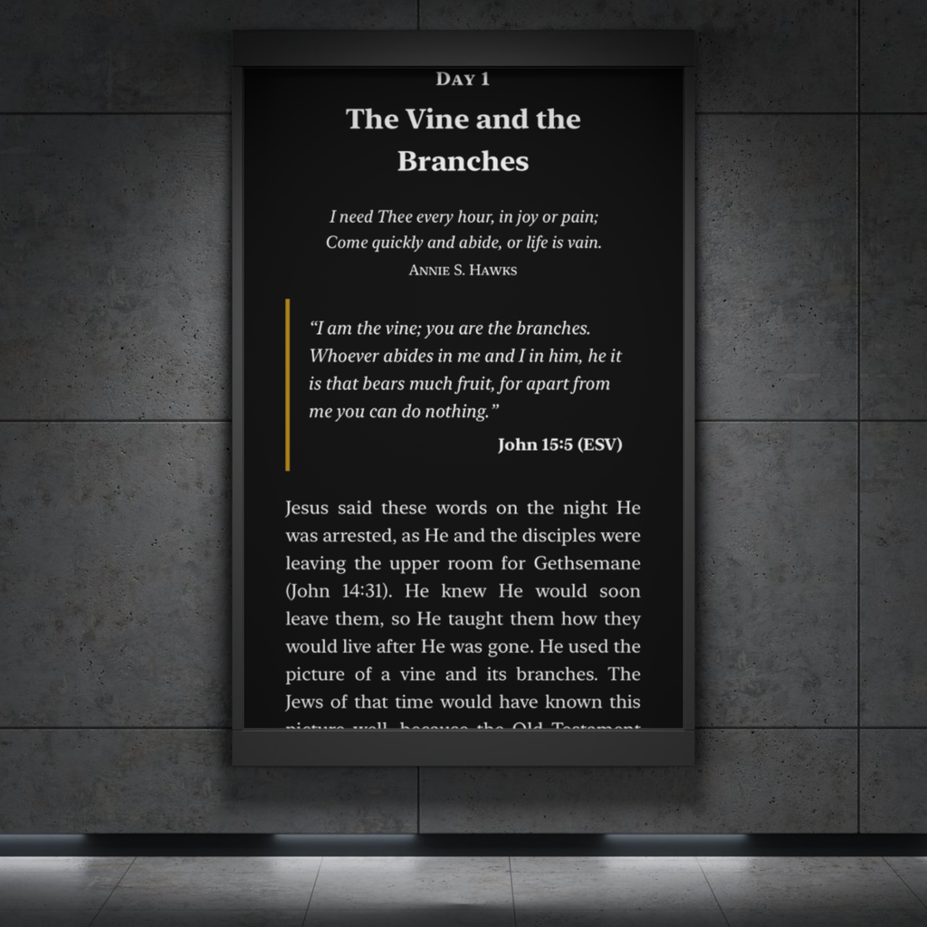 Every Hour I Need Thee 7-Day Devotional Ebook