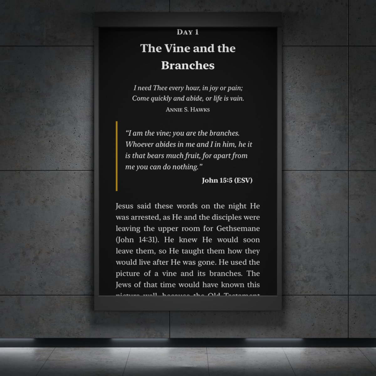 Every Hour I Need Thee 7-Day Devotional Ebook