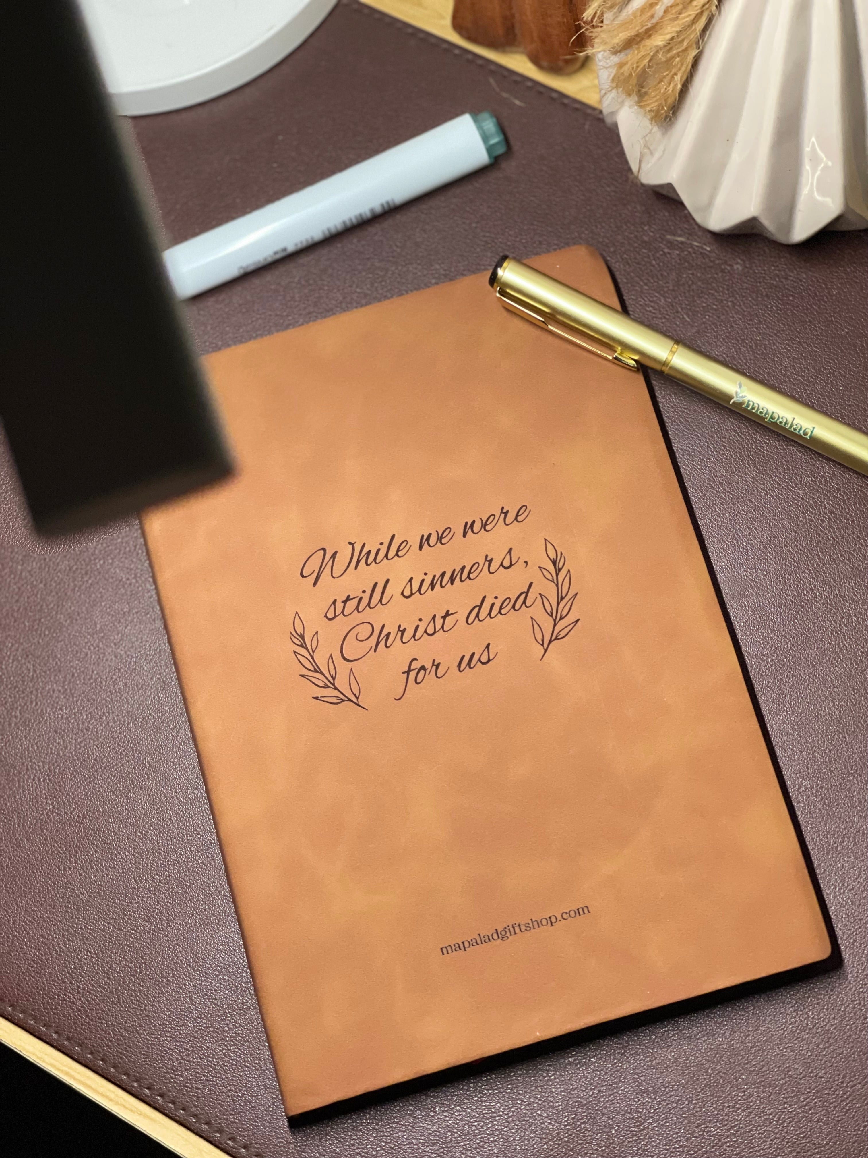 While We’re Still Sinners A5 Leather Notebook
