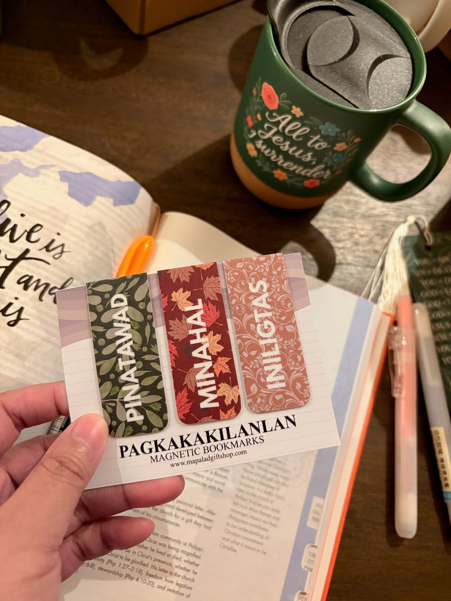 Pagkakakilanlan Magnetic Bookmark Set
