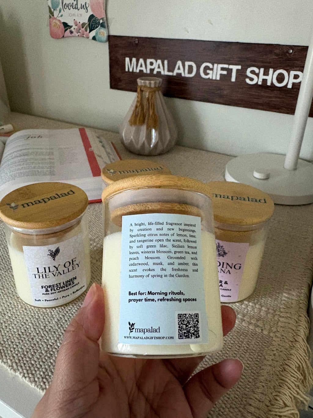 Garden of Eden Scented Candle W/ Devotion Guide