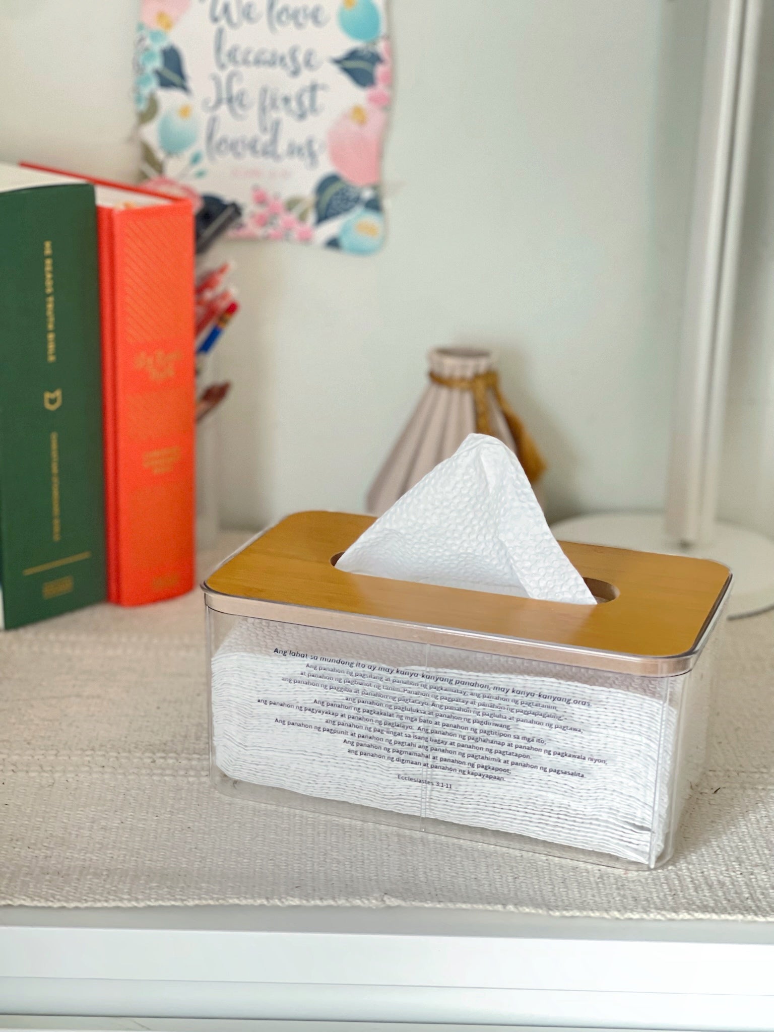 Panahon Wooden Tissue Box