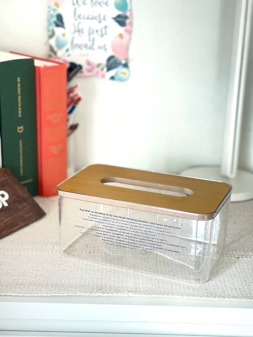 Panahon Wooden Tissue Box