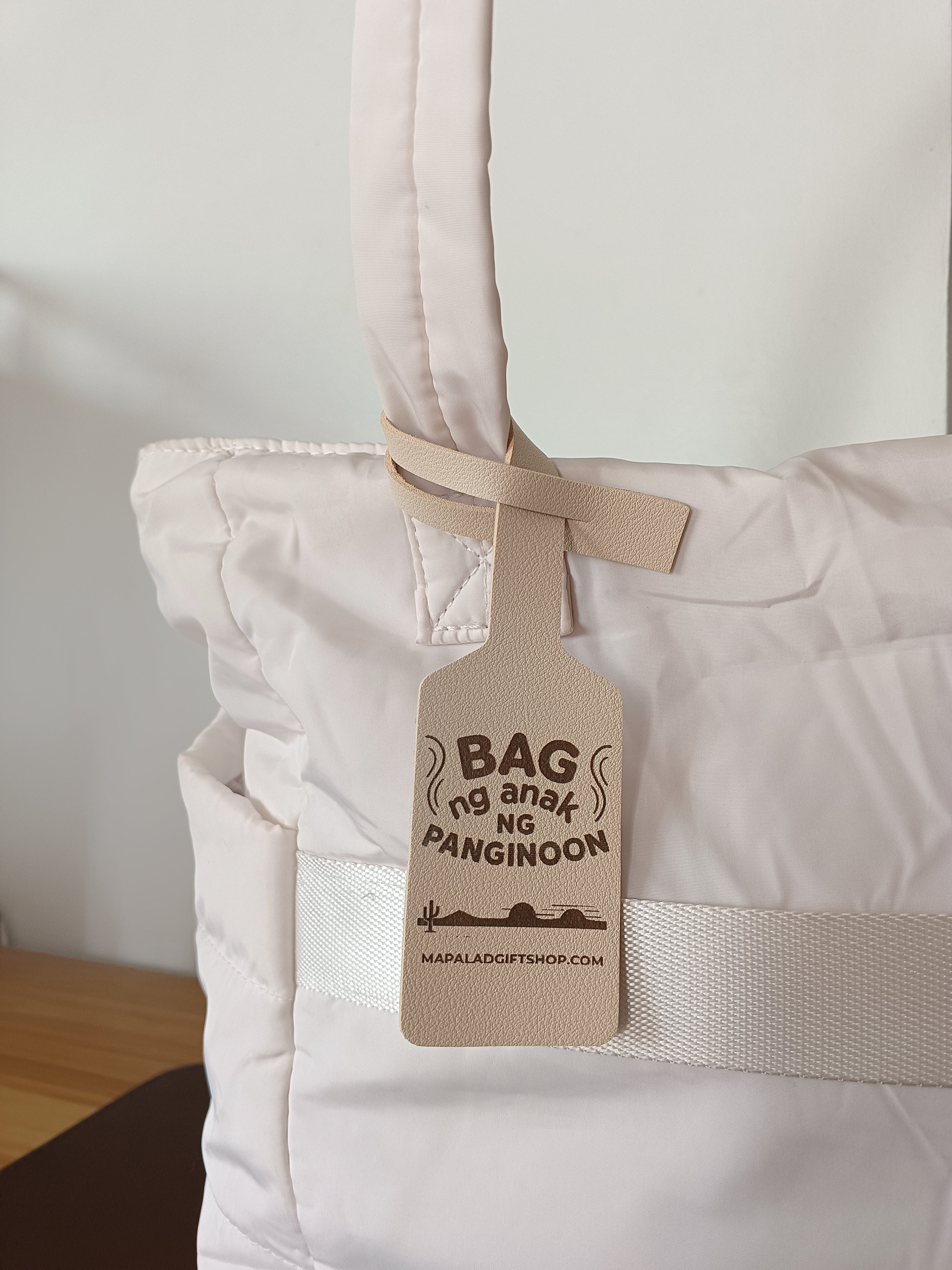 Anak ng Panginoon Leather Bag Tag