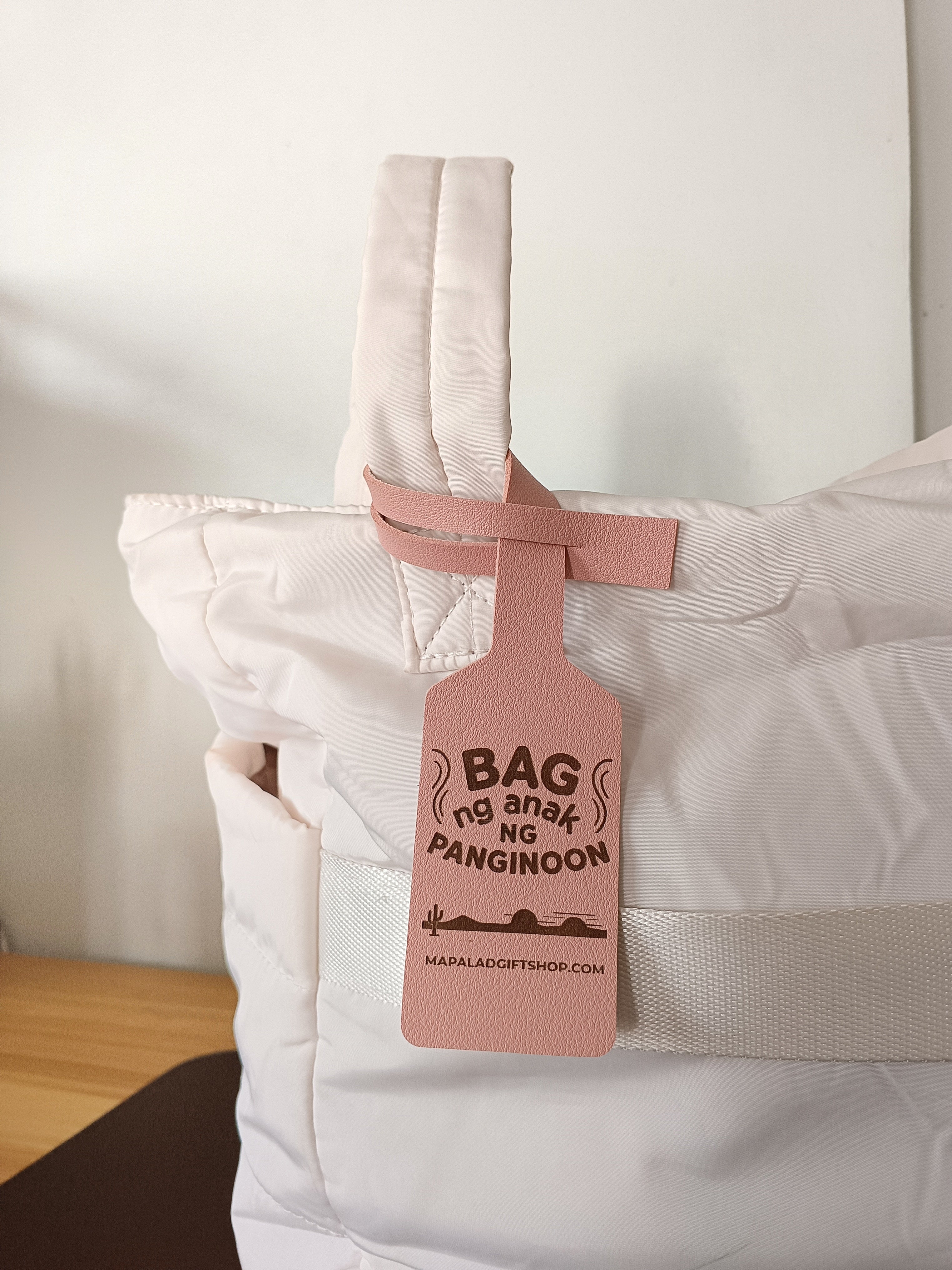 Anak ng Panginoon Leather Bag Tag