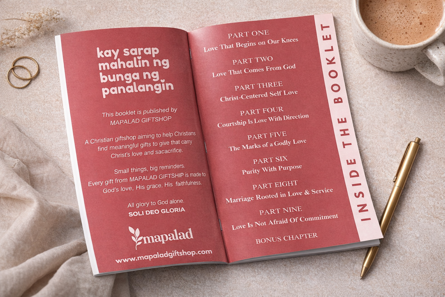 Kay Sarap Mahalin Kraft Notebook with Ebook Bundle