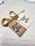 Pinagpray Kay Lord Couple Leather Bag Tag Set (FREE EBOOK)