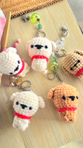 Handmade Crochet Doggy Charm
