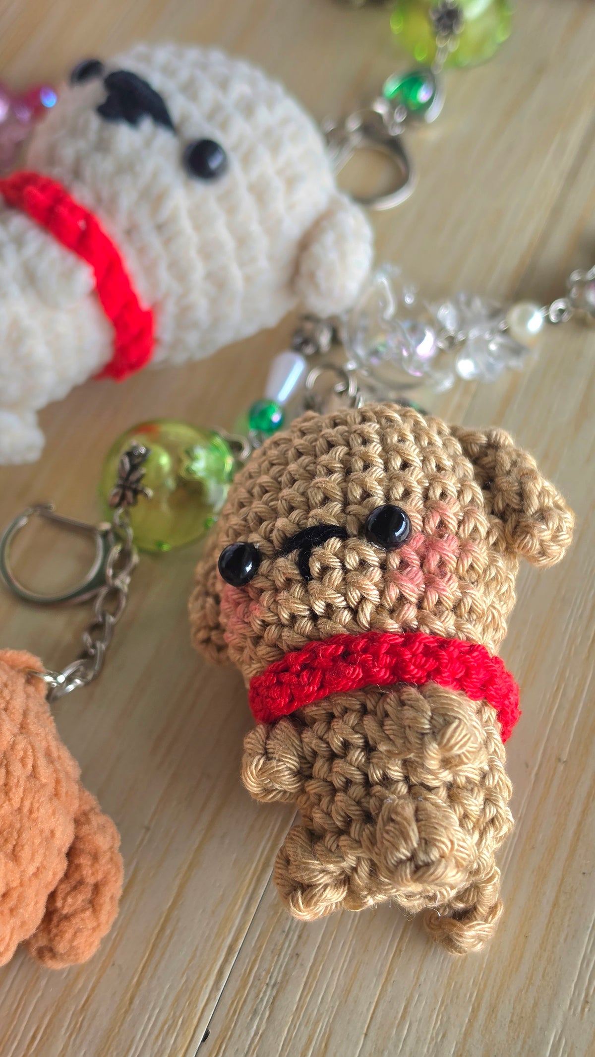 Handmade Crochet Doggy Charm